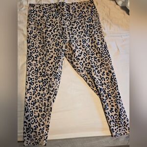 Womens Plus Size Champion Leopard Print Legging